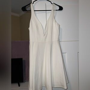 Lulu's White Skater Dress